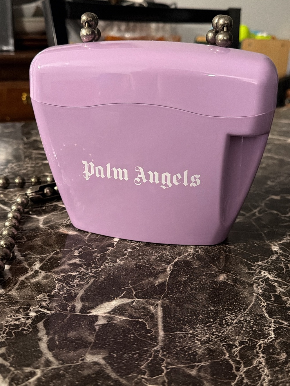 Palm Angels Pastel Lavender Resin Crossbody